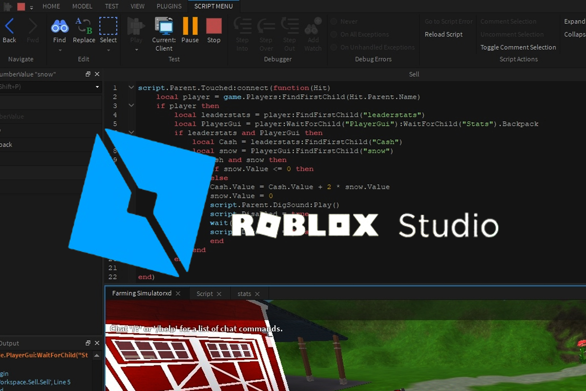 Programming / Designing in Roblox Studio Camp